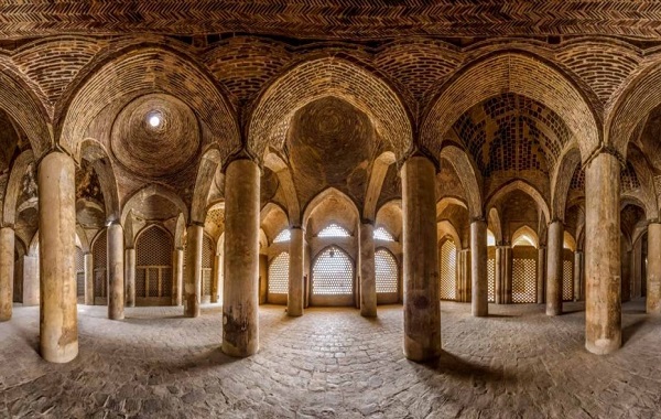 Jameh Mosque of Isfahan is one of the oldest mosques in Iran.